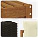 Set divani con cuscino 11 pcs Legno di Acacia Massello - Foto miniatura 6