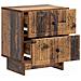 Armadio da Notte 2 pcs Legno antico 43 x 34,5 x 47,5 cm - Foto miniatura 4