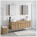 Set di Armadi da Bagno 5 pcs Rovere Artigianale - Foto miniatura 2