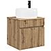 Set di Armadi da Bagno 5 pcs Rovere Artigianale - Foto miniatura 5