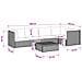 6 pz Set Lounge in Rattan con Cuscini GENDT Rattan naturale - Foto miniatura 4