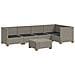 6 pz Set Lounge in Rattan con Cuscini GENDT Rattan naturale - Foto miniatura 10