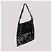 borsa a tracolla con frange e borchie NERO - Foto miniatura 2