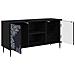 Mobile TV DOKKUM 102 x 33 x 51 cm Rovere Nero - Foto miniatura 3