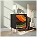 Armadio da Notte BONN 2 pz Rovere Nero 36 x 33 x 51 cm - Foto miniatura 2