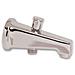 Bocca Erogazione Vasca Con Deviatore, Bocca Di Erogazione F3/4'' Per Vasca Con Deviatore Lunghezza Cm. 14 In Ottone Cromato - Foto miniatura 1