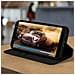Custodia A Libro Samsung Galaxy A6 Portacarte Funzione Supporto - Nero - Foto miniatura 8