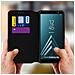 Custodia A Libro Samsung Galaxy A6 Portacarte Funzione Supporto - Nero - Foto miniatura 10