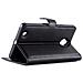 Custodia Compatibile Con Nokia Lumia 850 In Nero Carbone - Coperchio Protettiva Con Chiusura Magnetica, Funzione Stand E Tasca Per Le Carte - Foto miniatura 6
