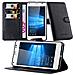 Custodia Compatibile Con Nokia Lumia 850 In Nero Carbone - Coperchio Protettiva Con Chiusura Magnetica, Funzione Stand E Tasca Per Le Carte - Foto miniatura 7