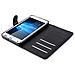 Custodia Compatibile Con Nokia Lumia 850 In Nero Carbone - Coperchio Protettiva Con Chiusura Magnetica, Funzione Stand E Tasca Per Le Carte - Foto miniatura 8