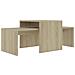 Set Tavolini Salotto Rovere Sonoma 100x48x40 cm Multistrato - Foto miniatura 2