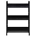 Scaffale Libri 3 Ripiani Nero 60x27,6x90,5 cm Legno Multistrato - Foto miniatura 5