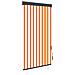 Tenda A Rullo Per Esterni 100x250 Cm Bianca E Arancione - Foto miniatura 1