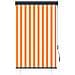 Tenda A Rullo Per Esterni 100x250 Cm Bianca E Arancione - Foto miniatura 2