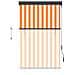 Tenda A Rullo Per Esterni 100x250 Cm Bianca E Arancione - Foto miniatura 3