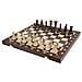 Set Di Scacchi Handmade European Ambassador - Tavola In Legno Di Faggio E Betulla Da 21 Pollici Con Base In Feltro - Pezzi Degli Scacchi In Carpino Intagliato E Legno Di Sicomoro - Scomparto All'interno Della Scacchiera Per Riporre Ogni Pezzo - Foto miniatura 1