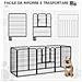 Recinto Modulare Per Cani Da Interno Ed Esterno In Metallo E Acciaio 8 Pannelli 79x100cm - Foto miniatura 7