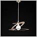 Lampadario A Sospensione In Taglio Laser Ferro Tortora Una Luce Diametro 40x H18 Cm - Foto miniatura 1