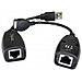 IUSB-EXTENDTY5 adattatore per inversione del genere dei cavi USB RJ-45 Nero - Foto miniatura 3