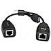 IUSB-EXTENDTY5 adattatore per inversione del genere dei cavi USB RJ-45 Nero - Foto miniatura 5