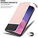 Custodia Compatibile Con Samsung Galaxy S10 4g In Oro Rosato Nero - Coperchio Protettiva Con Chiusura Magnetica, Funzione Stand E Tasca Per Le Carte - Foto miniatura 7