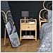 Tavolo In Rattan Per Camera Da Letto Aoni, Con Cassetto E Ripiano - Foto miniatura 7