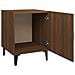 Comodini 2 Pz Rovere Marrone In Legno Multistrato - Foto miniatura 5