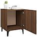 Comodini 2 Pz Rovere Marrone In Legno Multistrato - Foto miniatura 7