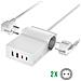 Ciabatta Elettrica 2 Prese + 2 Usb-c 65w + 2 Usb 24w Tecnologia Gan - Foto miniatura 5