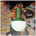 Sospensione Vintage Grande Decò Selaron Ceramica Verde Salvia 1 Luce E27 - Foto miniatura 5