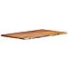 Piano Bagno 100x60x2,5 Cm Rettangolare Legno Massello Di Acacia - Foto miniatura 3