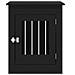 Gabbia Cani Da Arredamento Nera 55x80x68cm Legno Multistrato - Foto miniatura 10