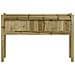 Fioriera Giardino Con Gambe 110x31x70 Cm Legno Pino Impregnato - Foto miniatura 4