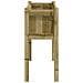 Fioriera Giardino Con Gambe 110x31x70 Cm Legno Pino Impregnato - Foto miniatura 5
