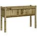 Fioriera Giardino Con Gambe 110x31x70 Cm Legno Pino Impregnato - Foto miniatura 6