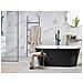Vasca Da Bagno Freestanding Havana 150 X 75 Cm Nero /bianco - Foto miniatura 1