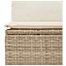Divano Angolare Da Giardino Con Cuscini Beige In Polyrattan - Foto miniatura 6