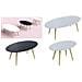 Easydesk Beistelltisch Scandi Tbs85.23.13 50x85cm Buche /wei (tbs85.23.13) - Foto miniatura 1