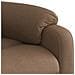Poltrona Reclinabile In Tessuto Marrone - Foto miniatura 7
