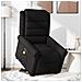 Poltrona Alzapersona Massaggiante Elettrica Nera In Tessuto - Foto miniatura 3