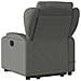 Poltrona Alzapersona Massaggi Elettrica Grigio Scuro Tessuto - Foto miniatura 5