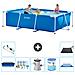 Piscina Fuori Terra - Rettangolo - 300x200x75 Cm - Blu - Include Accessori Coordinati A209 - Foto miniatura 1