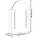 Armadietto Bagno con Specchio e LED ad Arco Rovere 42x13x70 cm - Foto miniatura 10