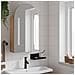 Armadietto Bagno con Specchio e LED ad Arco Rovere 42x13x70 cm - Foto miniatura 3