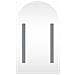 Armadietto Bagno con Specchio e LED ad Arco Rovere 42x13x70 cm - Foto miniatura 6
