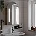 Armadietto Bagno con Specchio e LED ad Arco Rovere 42x13x70 cm - Foto miniatura 2