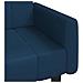 Divano Letto a 2 Posti Blu in Velluto - Foto miniatura 9