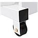 EOLO Tavolo da Stiro Professionale Rettangolare TS08 V6 Piano Riscaldato Aspirante Regolazione Temperatura Termostato 150x81 cm Ruote Raccogli Tenda Efficienza Energetica A++ - Foto miniatura 3