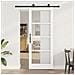 "Porta Scorrevole  con Set Hardware ""ORKDAL"" Bianca 83x211 cm, Porta Interna  con Vetro ""ORKDAL"" Bianca 83x211x4 cm" - Foto miniatura 2